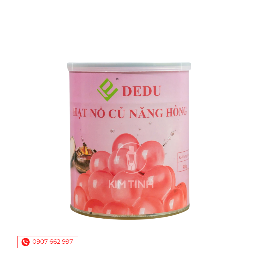 Hạt Nổ Củ Năng Hồng Dedu Nam Phát 900gr