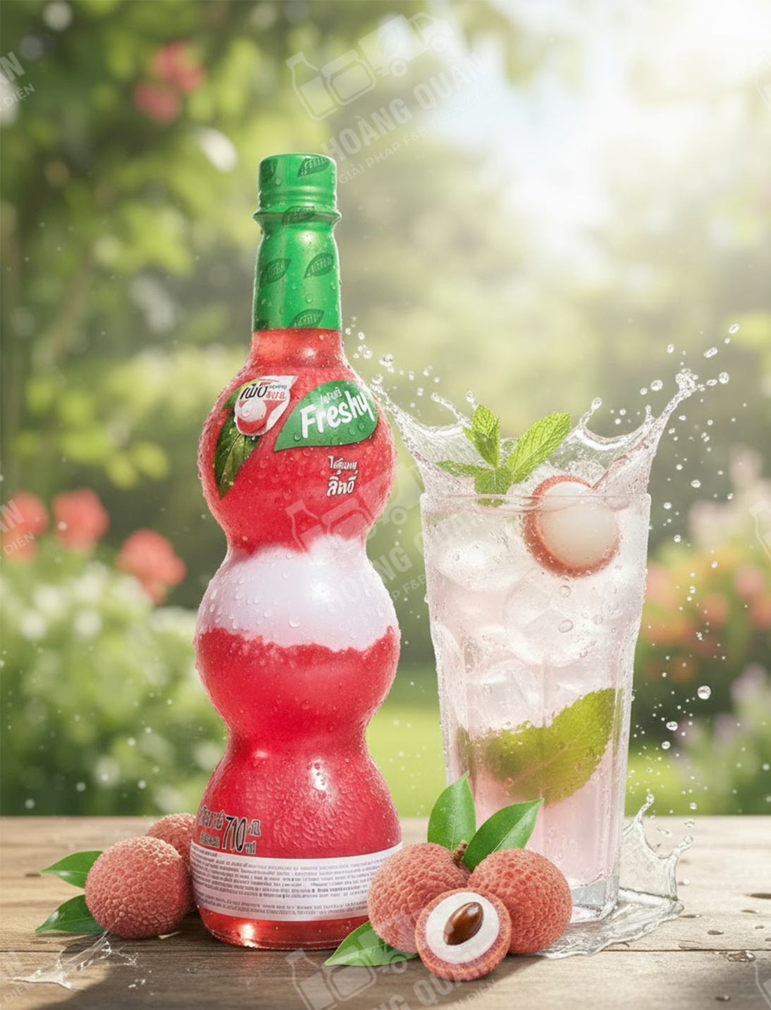 Freshy- Syrup Vải- 710ml (12chai/ thùng) - Ảnh 4