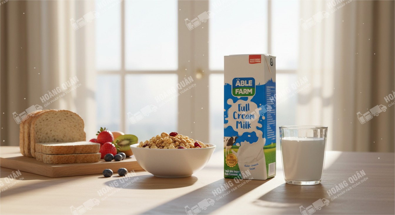 Sữa tươi Nguyên kem ứng dụng rộng rãi trong ngày F&B