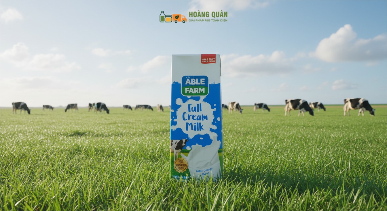 Able Farm -Sữa Tươi Nguyên Kem 3.5% (1L)(12 hộp/thùng)