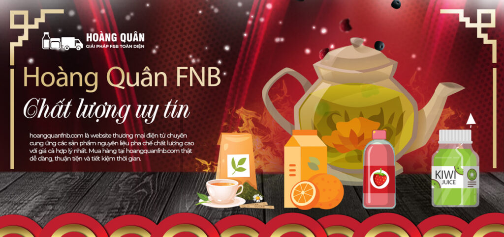 Banner website nguyên liệu pha chế hoàng quân