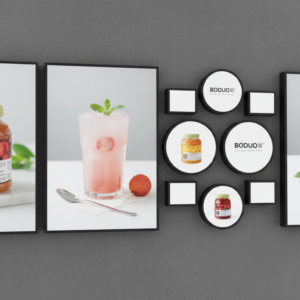 Boduo- Mứt Vải- 1kg(12 hộp/thùng)