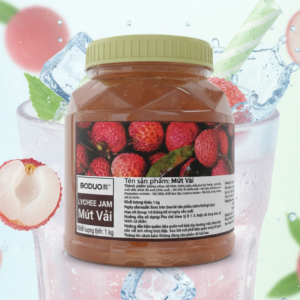 Boduo- Mứt Vải- 1kg(12 hộp/thùng)