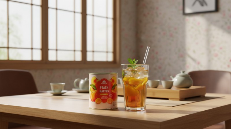 Đào ngâm Countree Halves 828gr (2)