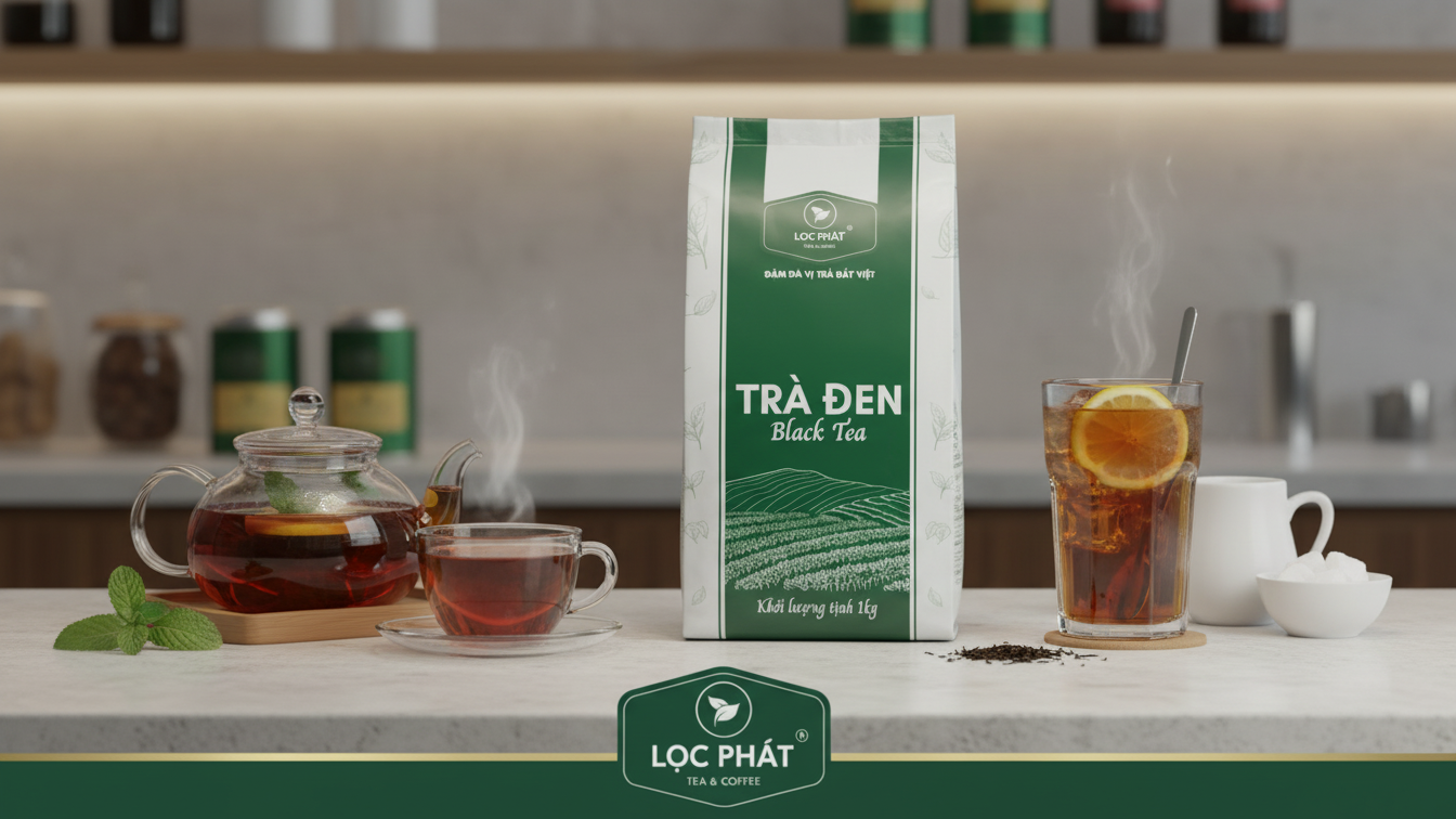 Lộc Phát Trà Đen 1kg
