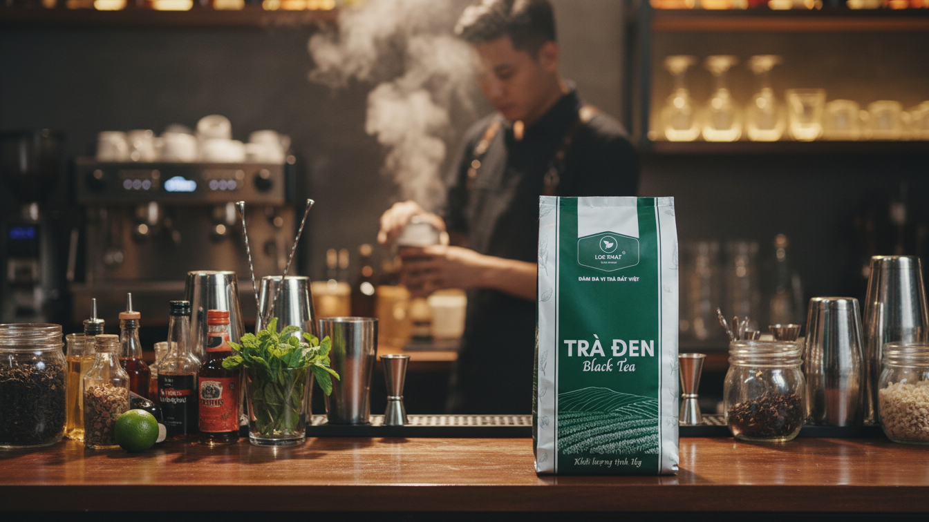 Lộc Phát Trà Đen 1kg