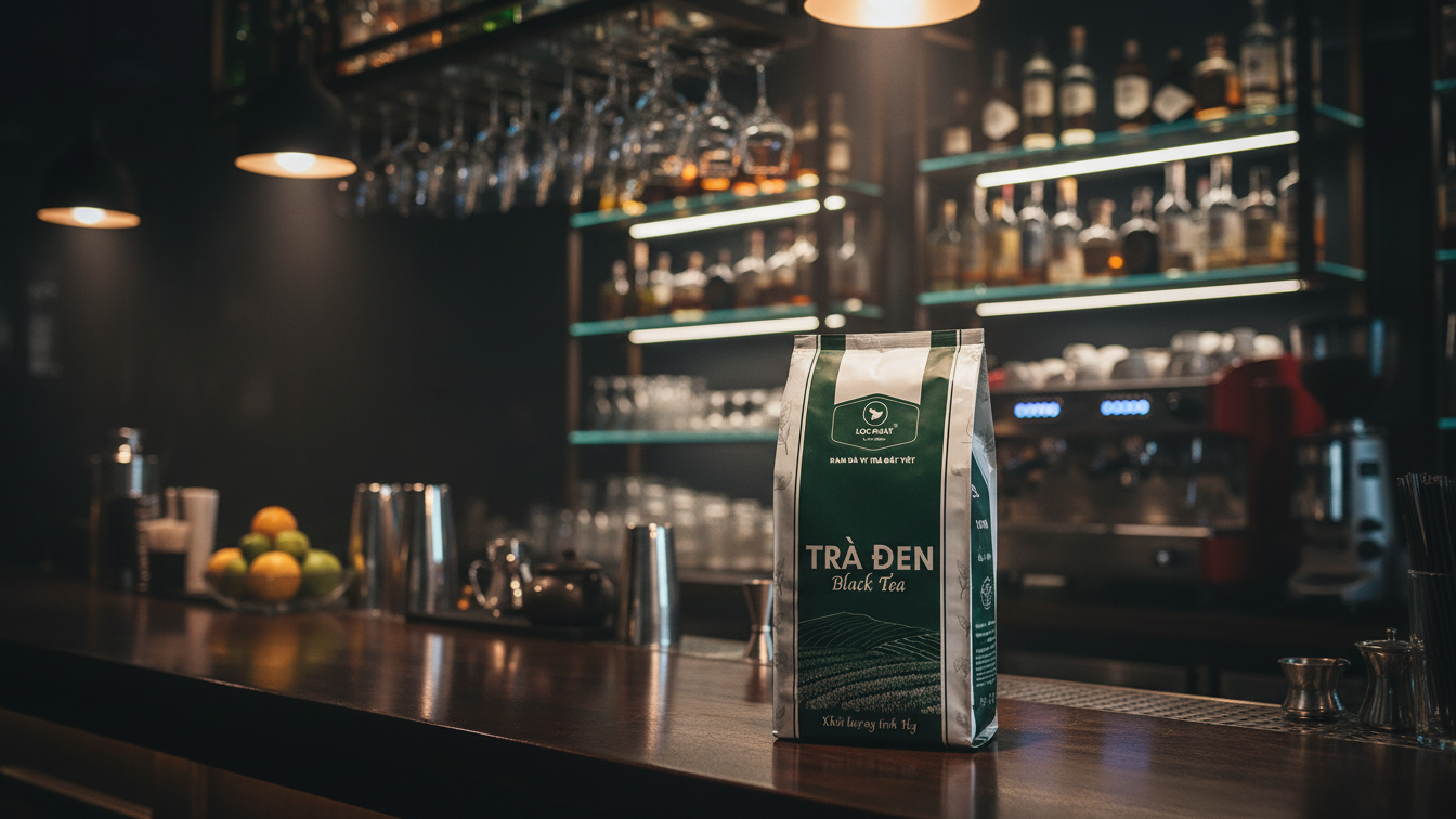 Lộc Phát Trà Đen 1kg