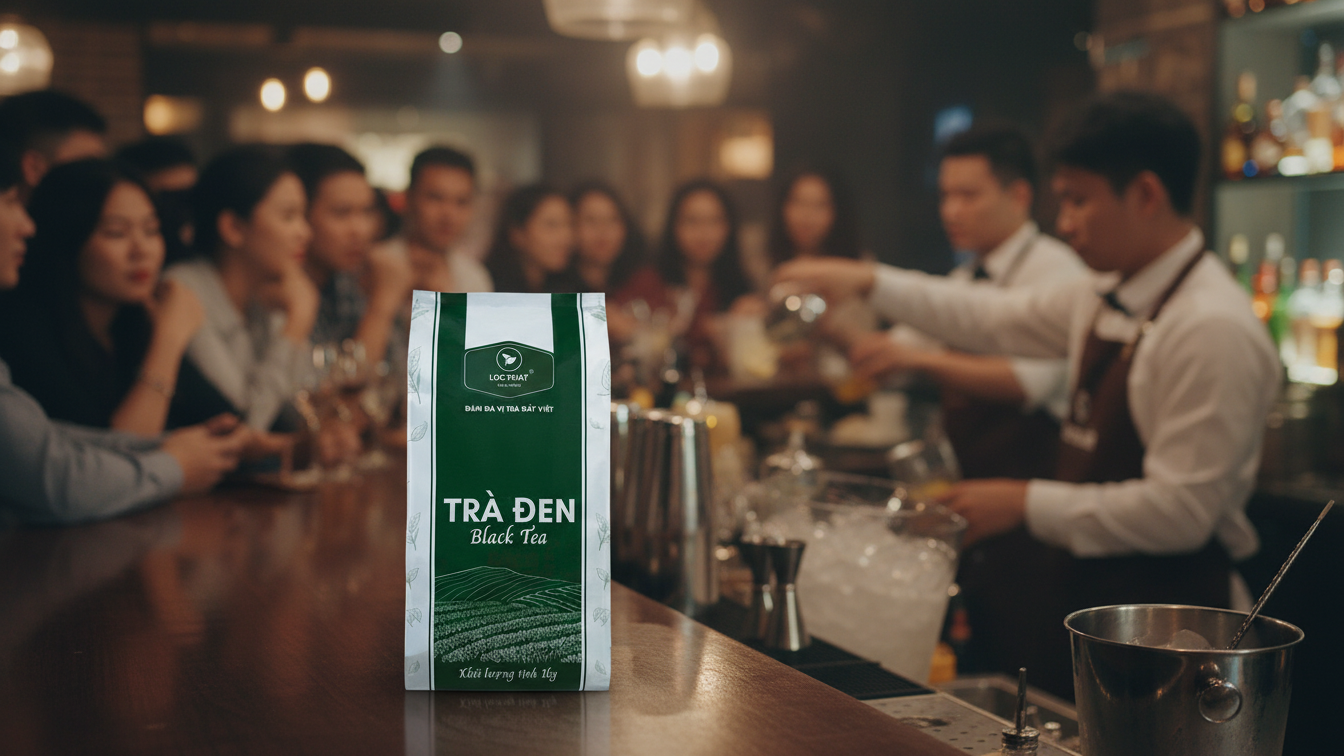 Lộc Phát Trà Đen 1kg