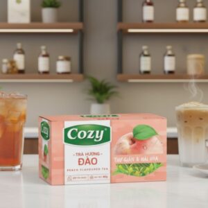 Trà túi lọc Cozy vị Đào (40g) (2)