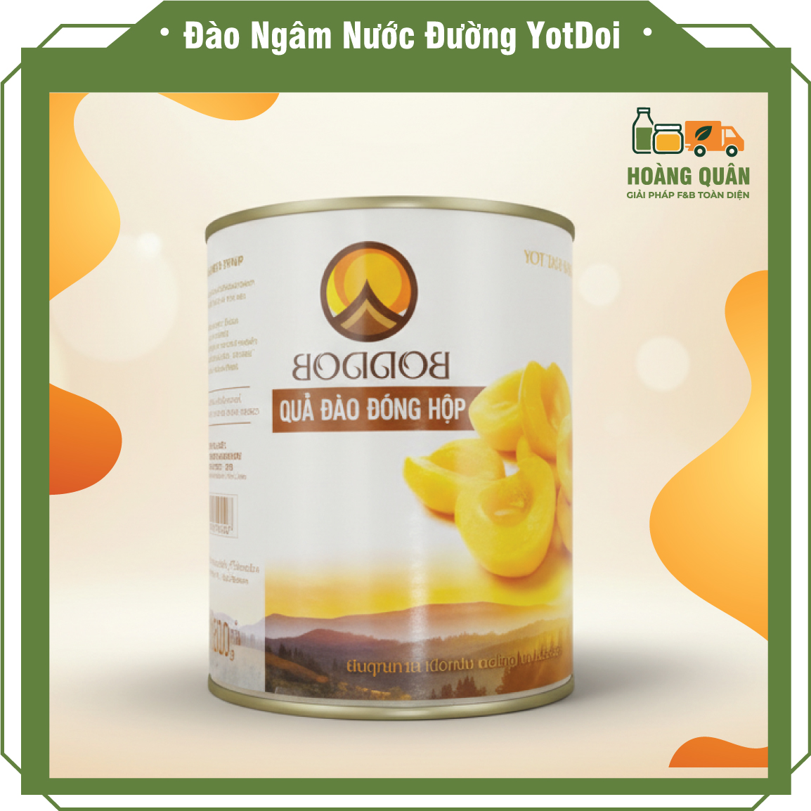 đào ngâm nước đưởng