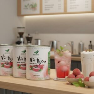 Hoàng gia vải thiều ngâm nước đường