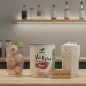 Hoàng gia vải thiều ngâm nước đường