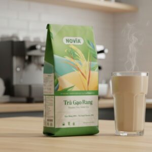 Trà gạo rang Novia