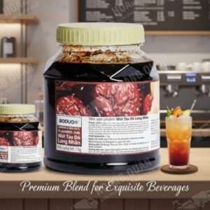 Mứt Boduo Long Nhãn Táo Đỏ -1kg