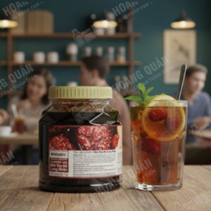 Mứt Boduo Long Nhãn Táo Đỏ -1kg