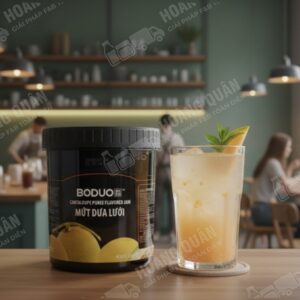 Sốt Boduo Dưa Lưới 1.36KG hũ đen