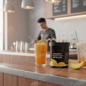 Sốt Boduo Dưa Lưới 1.36KG hũ đen