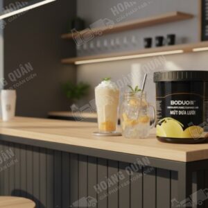 Sốt Boduo Dưa Lưới 1.36KG hũ đen