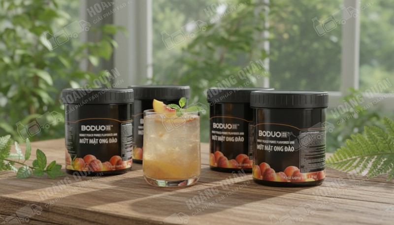 Sốt Boduo Đào Mật Ong 1.36kg (Hũ Đen) - Ảnh 4