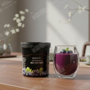 Sốt Boduo Việt Quất 1.36 KG Hũ Đen