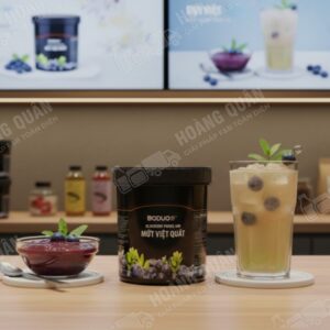 Sốt Boduo Việt Quất 1.36 KG Hũ Đen