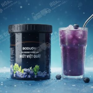 Sốt Boduo Việt Quất 1.36 KG Hũ Đen