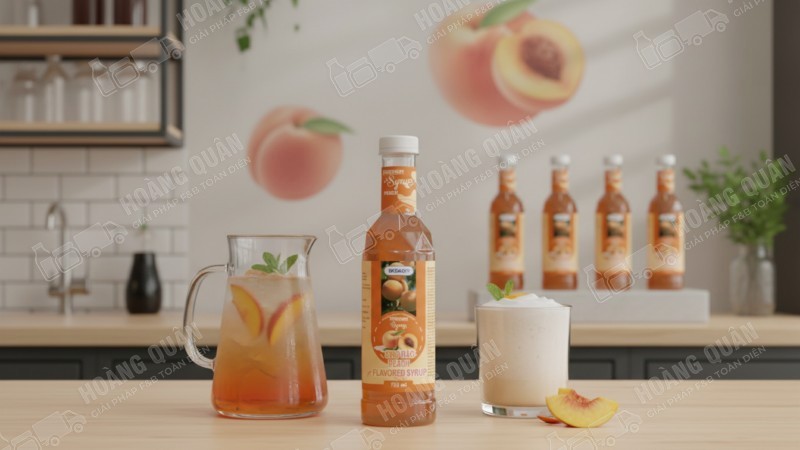 Boduo Syrup Đào Premiun