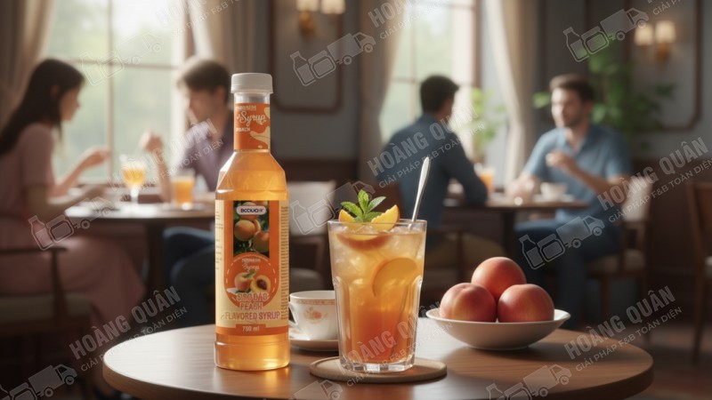 Boduo Syrup Đào Premiun