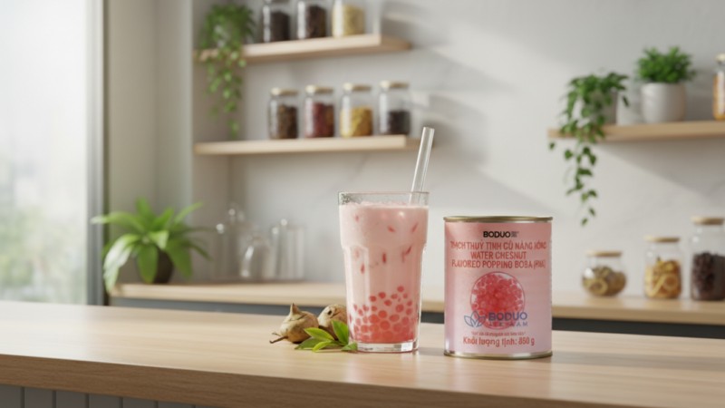 Hạt nổ củ năng Hồng Boduo