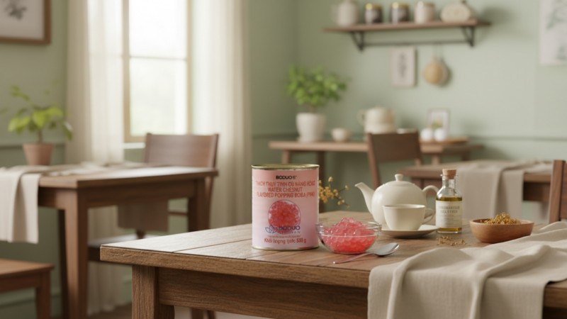 Hạt nổ củ năng Hồng Boduo