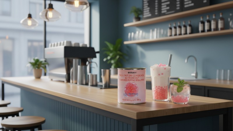 Hạt nổ củ năng Hồng Boduo