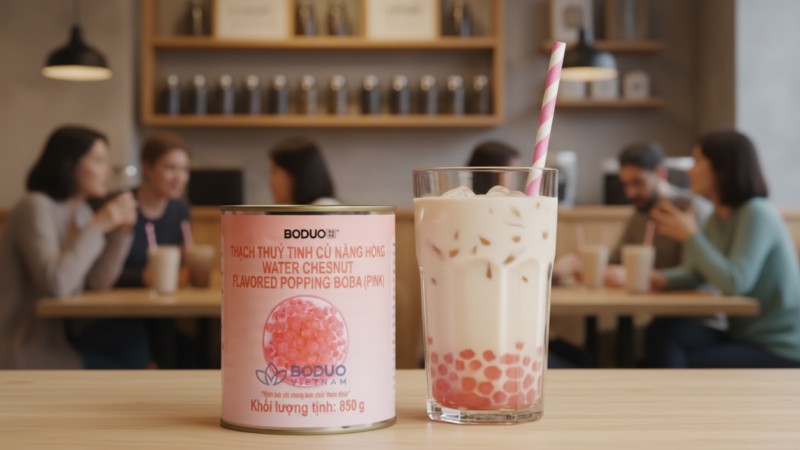 Hạt nổ củ năng Hồng Boduo