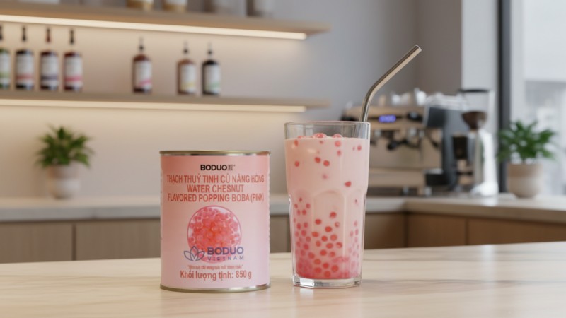 Hạt nổ củ năng Hồng Boduo