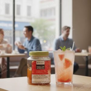 Mứt boduo bưởi hồng