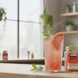 Mứt boduo bưởi hồng