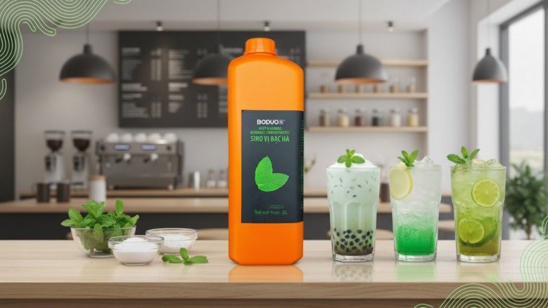 Siro Boduo Bạc Hà 2L