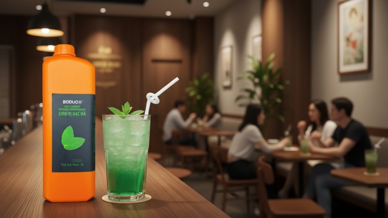 Siro Boduo Bạc Hà 2L
