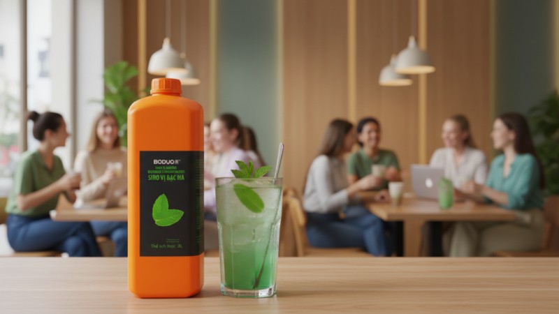 Siro Boduo Bạc Hà 2L