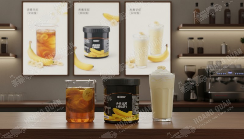 Sốt Boduo Chuối 1.36 KG Hủ Đen