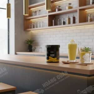 Sốt Boduo Chuối 1.36 KG Hủ Đen