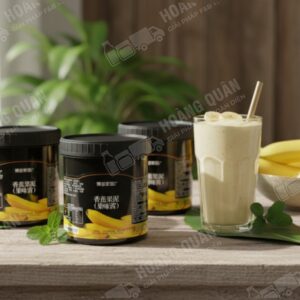 Sốt Boduo Chuối 1.36 KG Hủ Đen