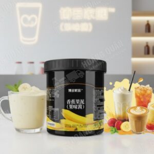 Sốt Boduo Chuối 1.36 KG Hủ Đen