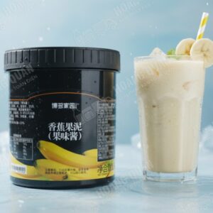 Sốt Boduo Chuối 1.36 KG Hủ Đen