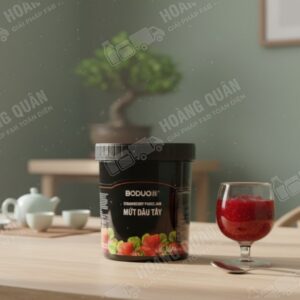 Sốt boduo Dâu 1.36 kg hũ đen