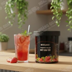 Sốt boduo Dâu 1.36 kg hũ đen