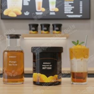 Sốt Boduo Xoài 1.36Kg Hũ Đen