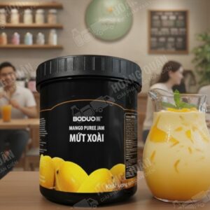 Sốt Boduo Xoài 1.36Kg Hũ Đen