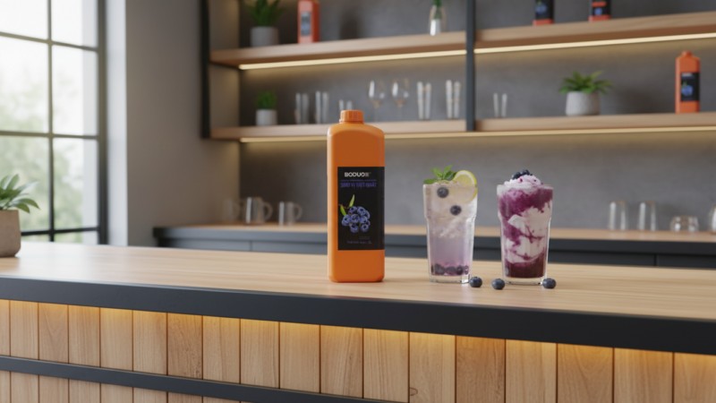 Syrup Vị Việt Quất 2l Boduo