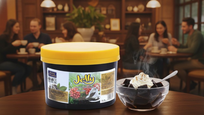 Thạch vị cafe hùng chương