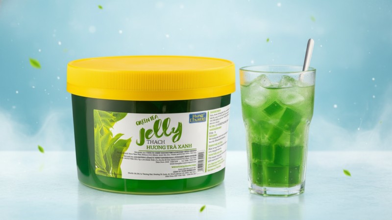 Thạch trà xanh Hùng Chương là lựa chọn tối ưu cho quán cần topping dùng liền, chất lượng ổn định, dễ kiểm soát chi phí và phù hợp kinh doanh lâu dài.